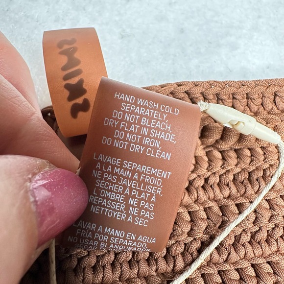 SKIMS Crochet Swim Mini Skirt in Jasper Size 4X NWT Orig $148 - Picture 6 of 7